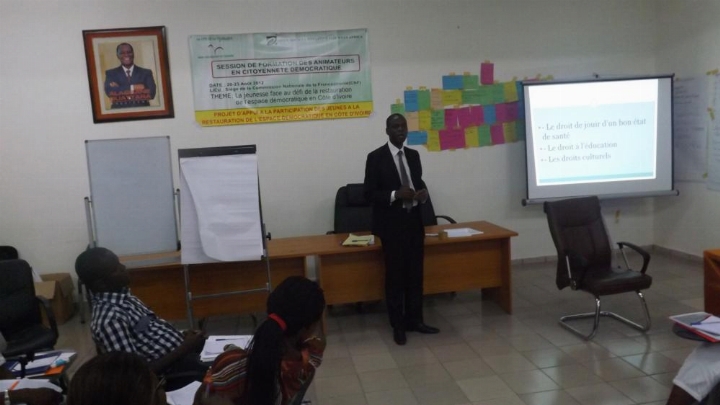 Formation des animateurs en citoyenneté démocratique: Ce que Epiphane Zoro a conseillé aux étudiants